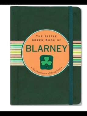 ☘️The Little Green Book of Blarney Hardcover Journal - Green